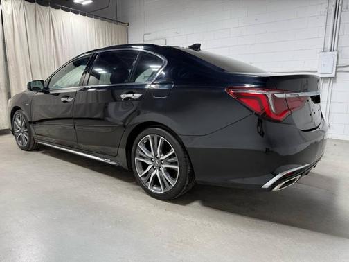 Majestic Black Pearl 2019 Acura RLX Sport Hybrid Advance Package
