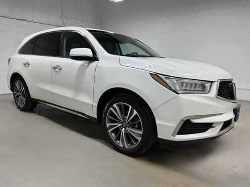 White Diamond Pearl 2019 Acura MDX 3.5L w/Technology Package