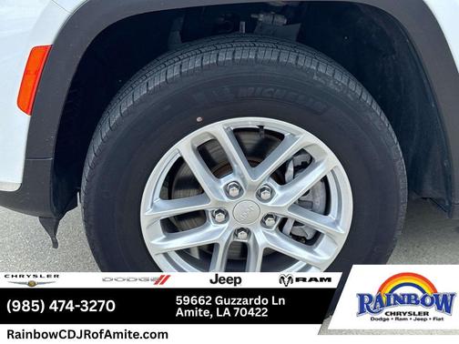 Bright White Clearcoat 2024 Jeep Grand Cherokee L Laredo