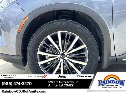 Moonbow Blue 2022 INFINITI QX60 SENSORY