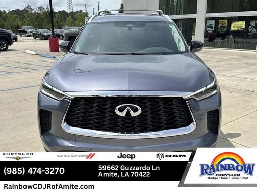 Moonbow Blue 2022 INFINITI QX60 SENSORY