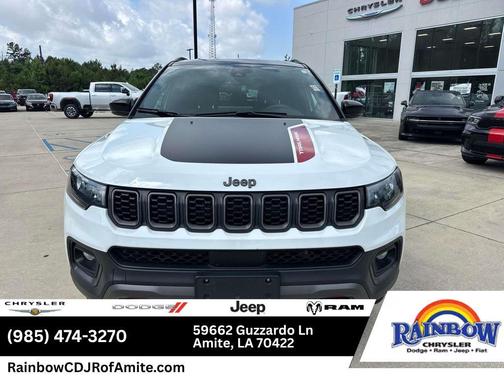 Bright White Clearcoat 2025 Jeep Compass Trailhawk
