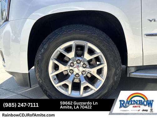 White Frost Tri-Coat 2016 GMC Yukon SLT