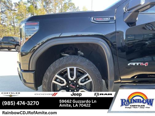Onyx Black 2024 GMC Sierra 1500 AT4