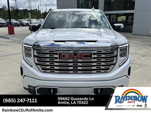 White Frost Tri-Coat 2024 GMC Sierra 1500 Denali