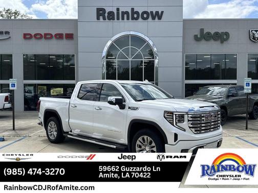 White Frost Tri-Coat 2024 GMC Sierra 1500 Denali