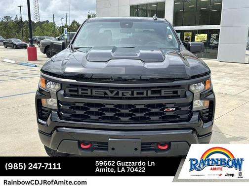Black 2023 Chevrolet Silverado 1500 Custom Trail Boss