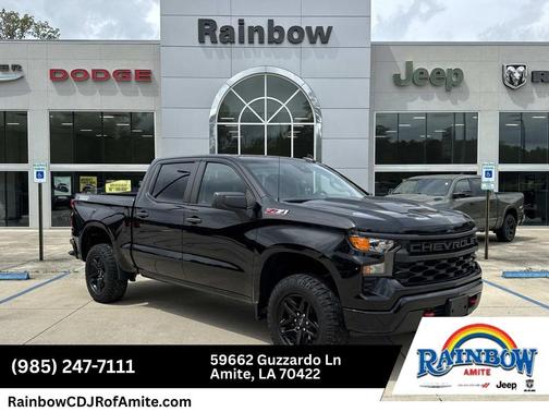 Black 2023 Chevrolet Silverado 1500 Custom Trail Boss