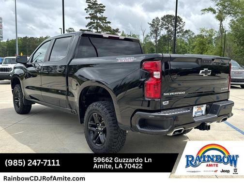 Black 2023 Chevrolet Silverado 1500 Custom Trail Boss