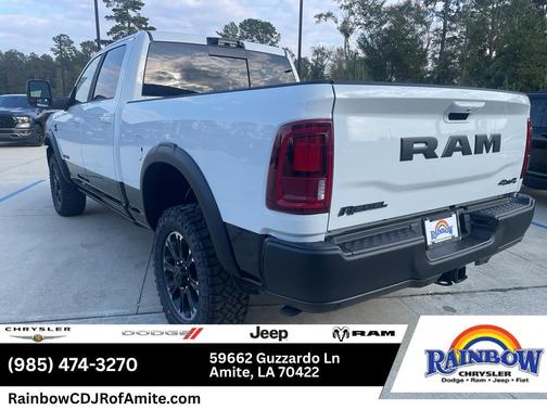 Bright White Clearcoat 2026 RAM 2500 Rebel/Power Wagon