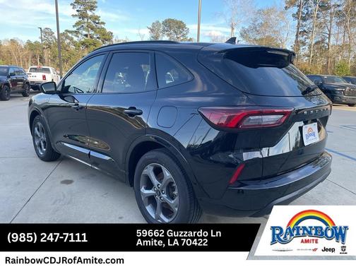 Agate Black Metallic 2024 Ford Escape ST-Line