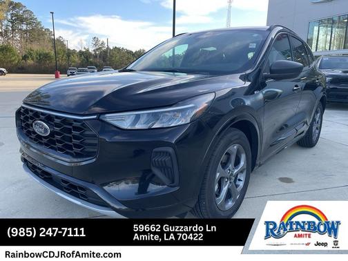 Agate Black Metallic 2024 Ford Escape ST-Line