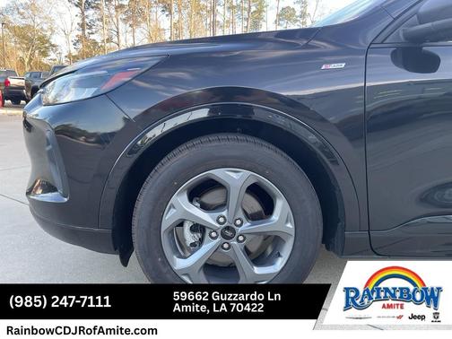 Agate Black Metallic 2024 Ford Escape ST-Line