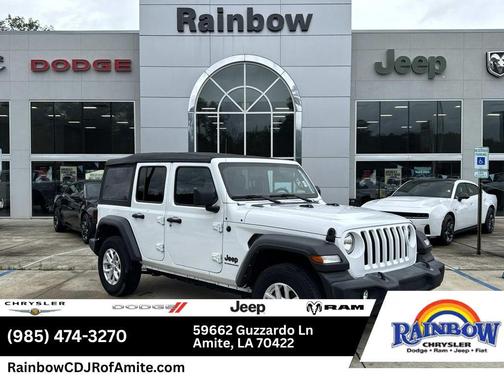 Bright White Clearcoat 2023 Jeep Wrangler Sport