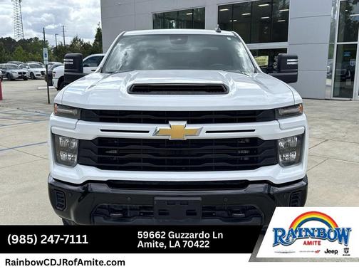 Summit White 2025 Chevrolet Silverado 2500 Custom