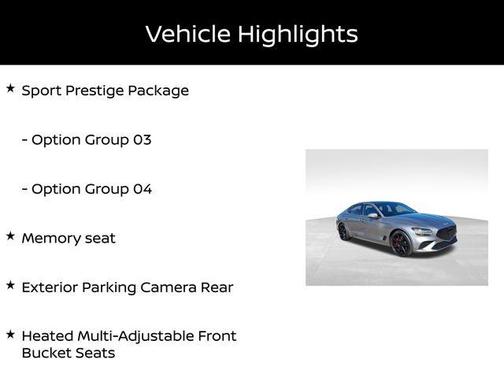 2023 Genesis G70 3.3T