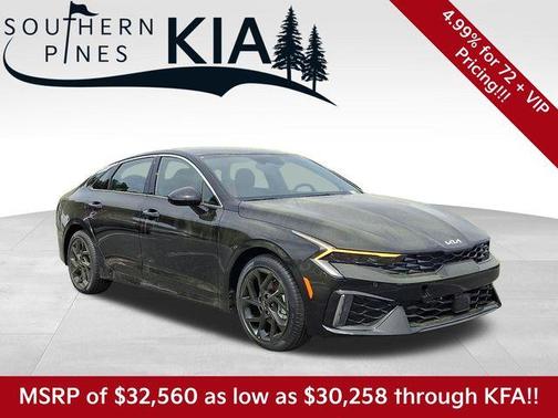 Aurora Black Pearl 2026 Kia K5 GT-Line