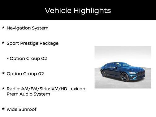2023 Genesis G70 2.0T
