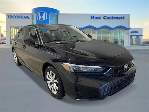 Crystal Black Pearl 2026 Honda Civic LX