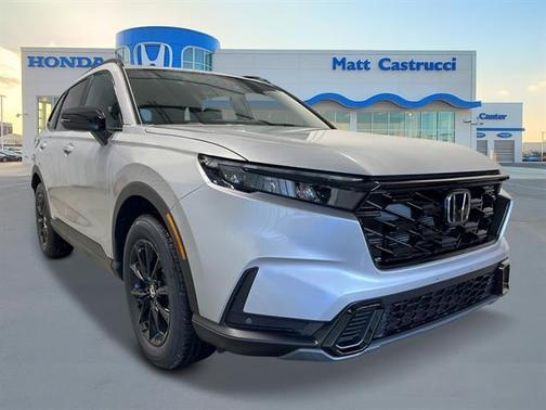 Solar Silver Metallic 2026 Honda CR-V Hybrid Sport-L
