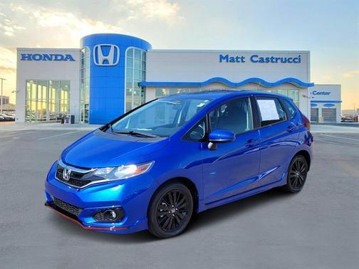 Aegean Blue Metallic 2020 Honda Fit Sport