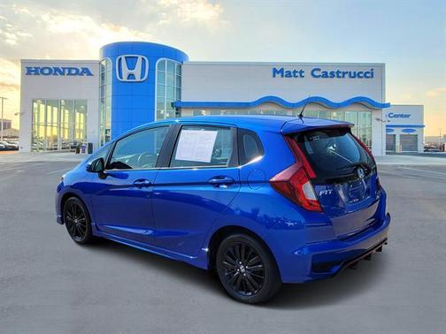 Aegean Blue Metallic 2020 Honda Fit Sport