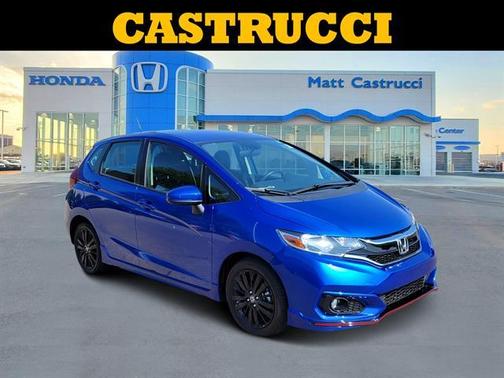 Aegean Blue Metallic 2020 Honda Fit Sport