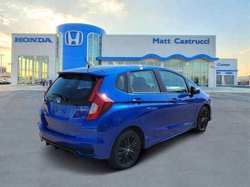Aegean Blue Metallic 2020 Honda Fit Sport