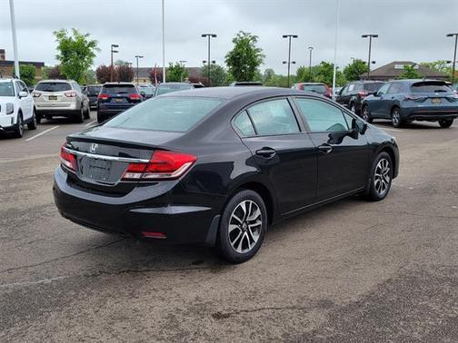 Black 2015 Honda Civic EX