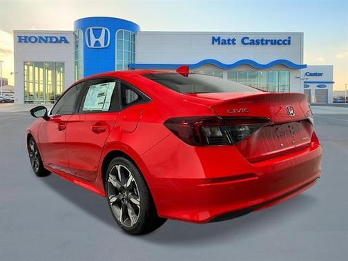 Rallye Red 2026 Honda Civic Hybrid Sport Touring