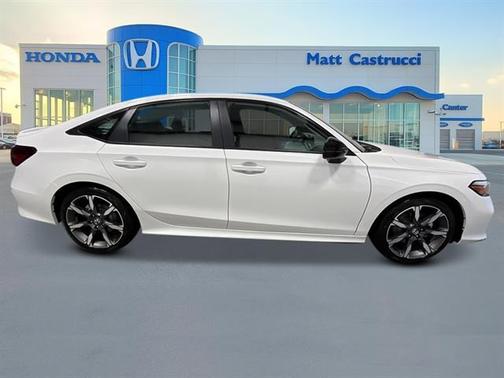 Platinum White Pearl 2026 Honda Civic Hybrid