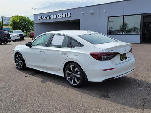 Platinum White Pearl 2026 Honda Civic Hybrid