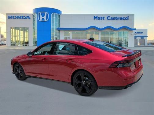 Radiant Red Metallic 2026 Honda Accord Hybrid Sport