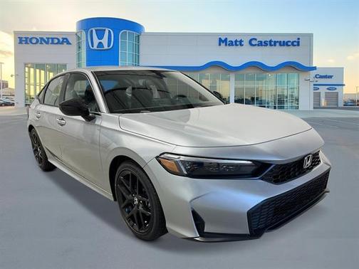 Solar Silver Metallic 2026 Honda Civic Sport