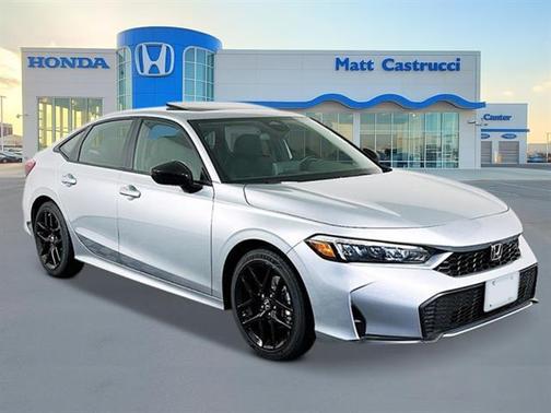 Solar Silver Metallic 2026 Honda Civic Hybrid