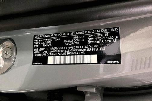 Vapour Grey Metallic 2026 Volvo V60 Cross Country Plus, B5 AWD Gas (mild hybrid)