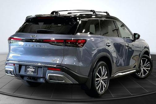 Moonbow Blue/Black Obsidian 2024 INFINITI QX60 AUTOGRAPH
