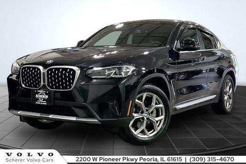 Black Sapphire Metallic 2023 BMW X4 xDrive30i