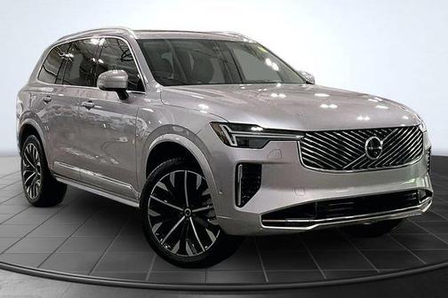 Aurora Silver 2026 Volvo XC90 Ultra, B6 AWD Gas (mild hybrid), Gasoline, Bright, 6 Seats
