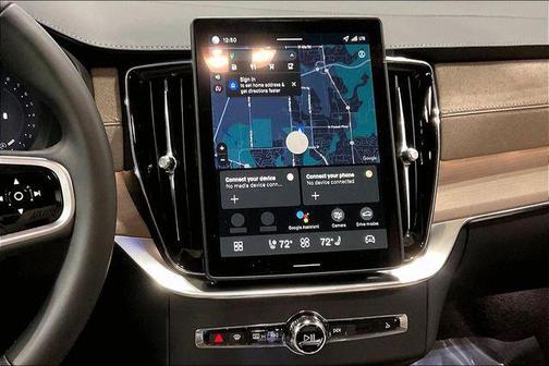 Denim Blue Metallic 2026 Volvo XC90 Plus, B5 AWD Gas (mild hybrid), Gasoline, Bright, 7 Seats