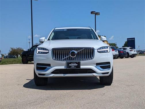 Crystal White Metallic 2021 Volvo XC90 Recharge Plug-In Hybrid T8 Inscription Expression 6 Passenger