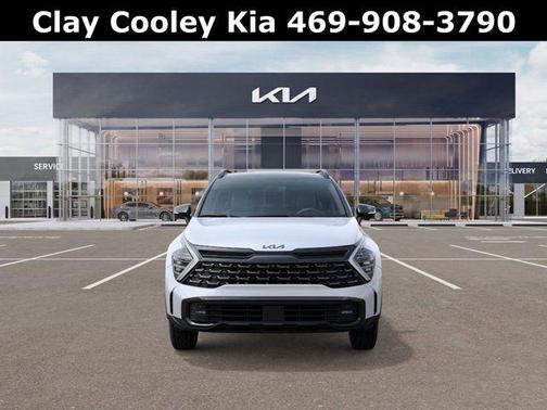 Glacier White Pearl/Ebony Black Roof 2025 Kia Sportage S