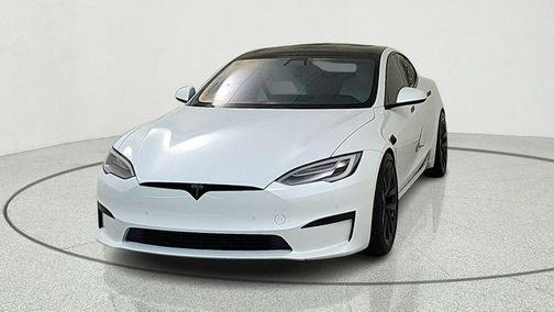White 2022 Tesla Model S Plaid
