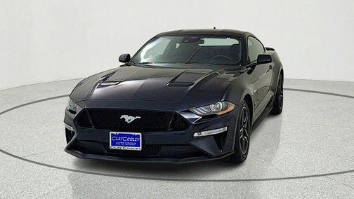 Blue 2021 Ford Mustang GT