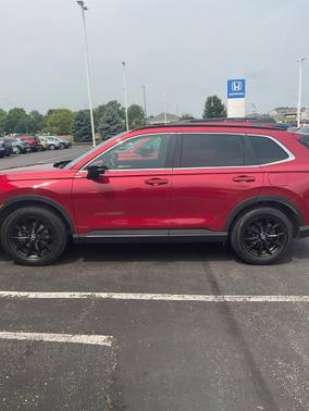 Radiant Red Metallic 2025 Honda CR-V Hybrid