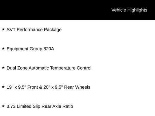 2012 Ford Shelby GT500 Base