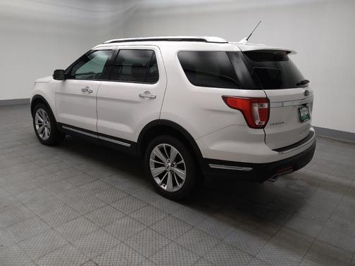 White Platinum Metallic Tri-Coat 2018 Ford Explorer Limited