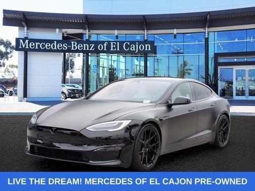 Black 2021 Tesla Model S Plaid