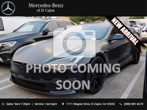Black 2021 Tesla Model S Plaid
