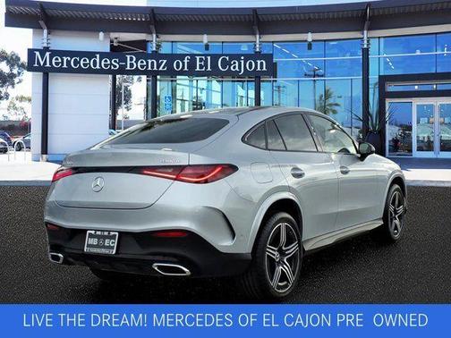 Cirrus Silver Metallic 2024 Mercedes-Benz GLC 300 4MATIC Coupe